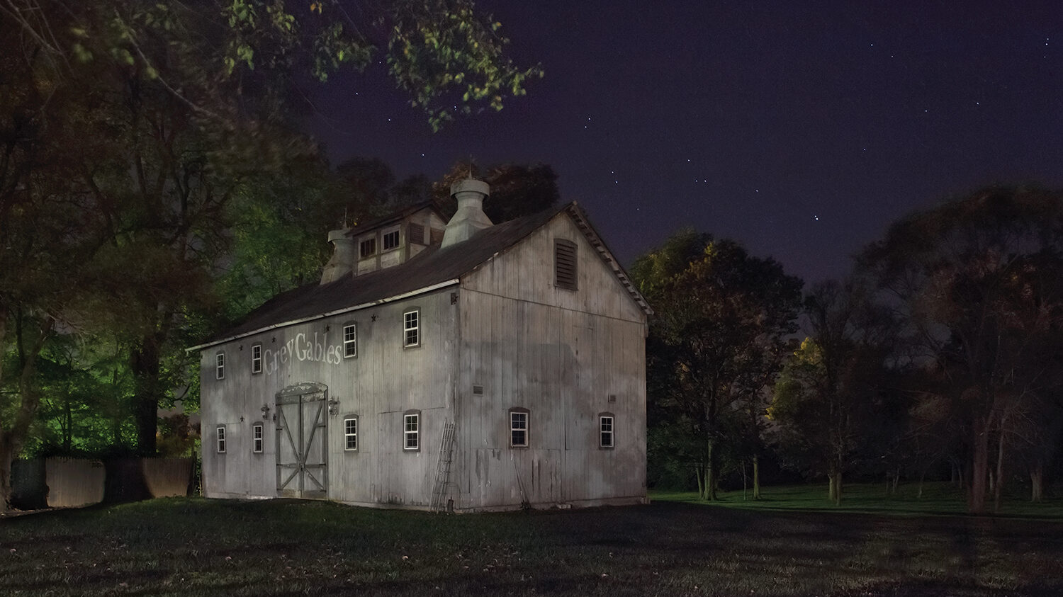 Look for the Grey Barn Out Back Underground Railroad Station with Tunnel Leading to Another Conductor's House; Centerville, Indiana